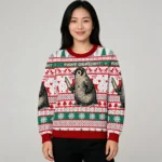 Fight Or Flight Penguin Fun Christmas Ugly Sweater Xmas Wear Penguin
