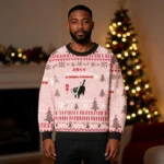 Find The Toxic Cat Funny Christmas Ugly Sweater Holiday Clothing