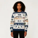 Fish Meme Christmas Ugly Sweater Xmas Clothing