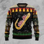 Fishing Bite Me Ugly Christmas Sweater Cool Xm