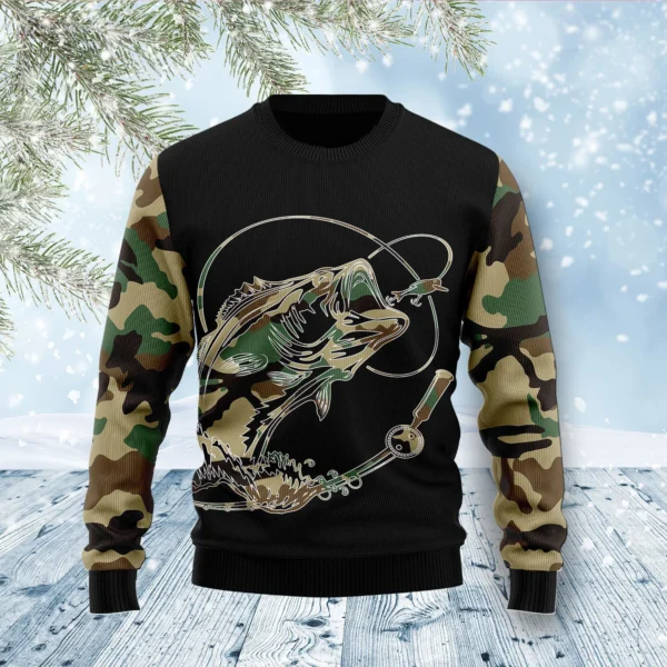 fishing dad ugly christmas sweater cool xmas clothes fishing gift.webp