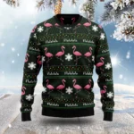 Flamingo Fla La La La Ugly Christmas Sweater A