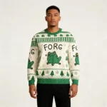 Forg Smoking Meme Christmas Ugly Sweater Chris