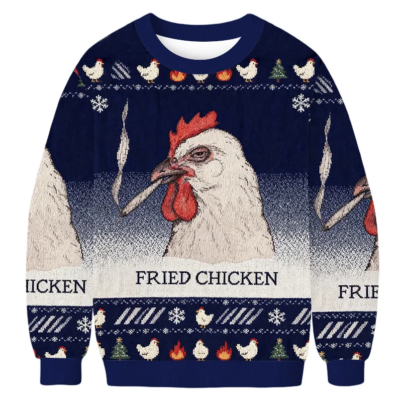 fried chicken last cigarette christmas ugly sweater animal themed.webp fried chicken last cigarette christmas ugly sweater animal themed.webp