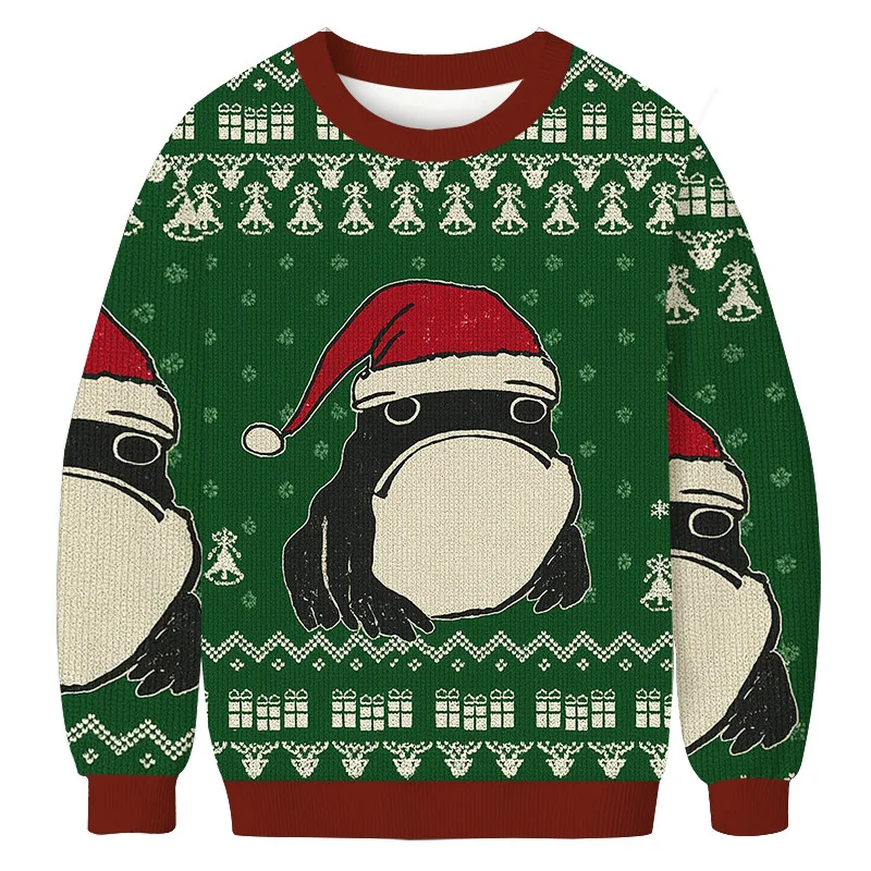 frog wearing santa hat green christmas ugly sweater christmas.webp frog wearing santa hat green christmas ugly sweater christmas.webp