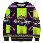 Funny Cat Gang Bang Ugly Sweater Animal Themed Holiday Clothing Cat