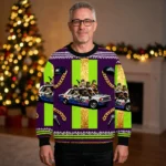 Funny Cat Gang Bang Ugly Sweater Animal Themed Holiday Clothing Cat