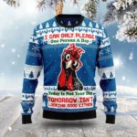 Funny Chicken Ugly Christmas Sweater I Can Onl