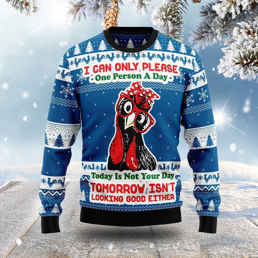 funny chicken ugly christmas sweater i can only please animal.webp funny chicken ugly christmas sweater i can only please animal.webp