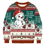 Funny Christmas Mental Health It S Just A Little Meltdown Ugly