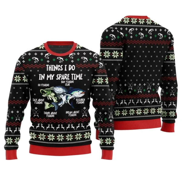 funny fishing ugly christmas sweater perfect merch gift for the.webp