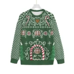 Funny Gingerbread House Plus Size Christmas Sw