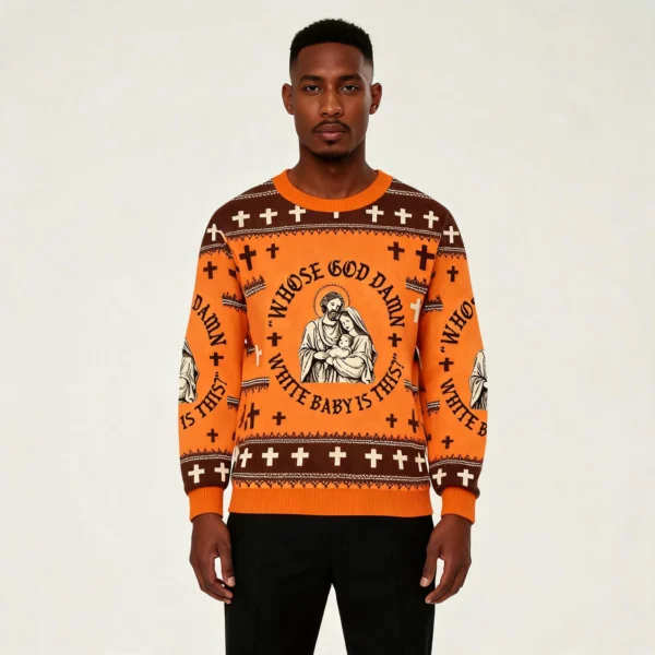 Funny Jesus Meme Ugly Sweater Christian Themed