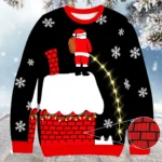 Funny Santa Christmas Ugly Sweater Funny Xmas