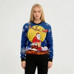 Funny Santa Xmas Ugly Christmas Sweater Cool X