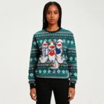 Funny Shark Ugly Christmas Sweater Cute Christ