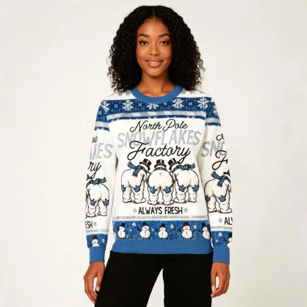 Funny Winter Digital Design Christmas Ugly Swe