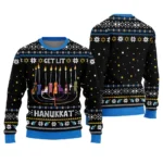 Get Lit Hanukkah Ugly Holiday Sweater Meaningf