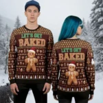 Gingerbread Ugly Christmas Sweater Let’s Get B
