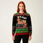 Gingerbread Ugly Christmas Sweater Oh Snap X