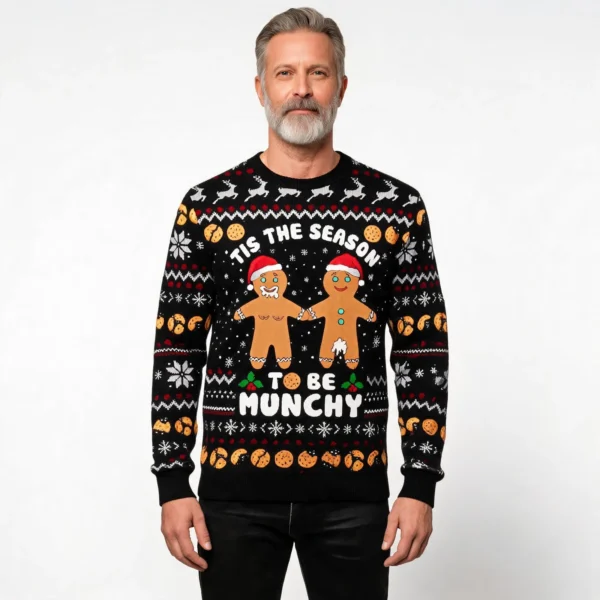 Gingerbread Ugly Christmas Sweater Tis The S