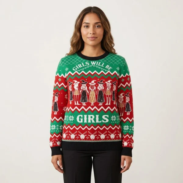 Girls Will Be Girls Witch Ugly Christmas Sweat