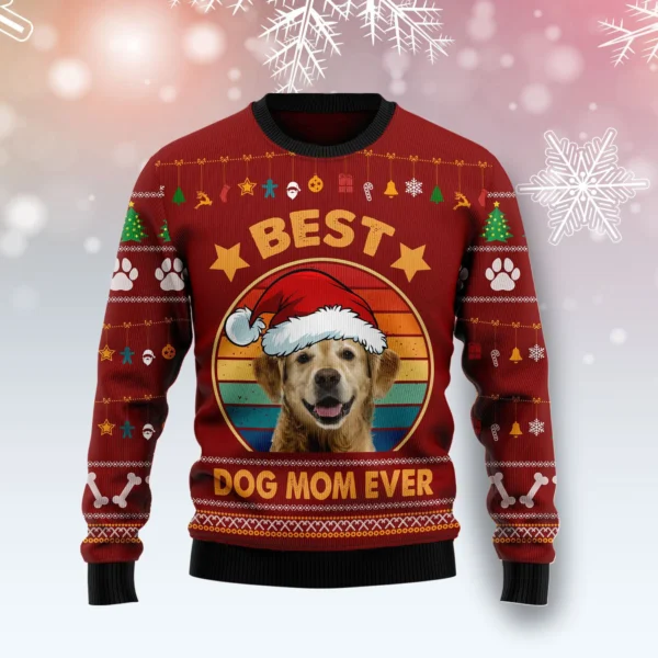 golden retriever best dog mom ever ugly christmas sweater xmas gift.webp