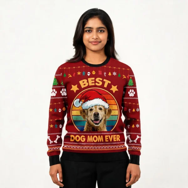 Golden Retriever Best Dog Mom Ever Ugly Christ