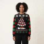 Golf Ball Christmas Ugly Sweater Sport Themed