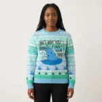 Good Luck Buddy Whale Ugly Christmas Sweatshir