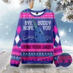 Good Luck Buddy Whale Ugly Christmas Sweatshir