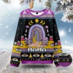 Gothic Mama Rainbow Ugly Christmas Sweatshirts