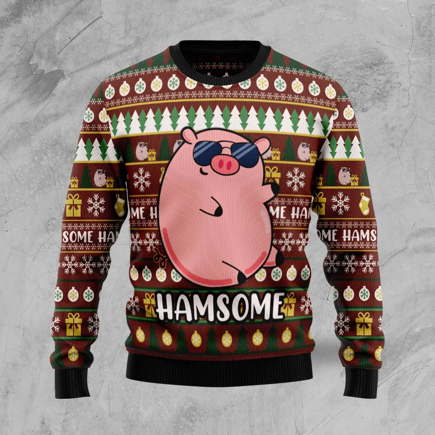 handsome cute pig ugly christmas sweater animal design christmas gift.webp handsome cute pig ugly christmas sweater animal design christmas gift.webp
