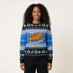 Happy Challah Days Funny Holiday Sweatshirt Un