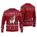 Happy Llamakkah Ugly Hanukkah Sweater Perfect