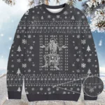 Helpless Skeleton Christmas Ugly Sweater Best