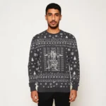 Helpless Skeleton Christmas Ugly Sweater Best