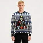 Hockey Ugly Christmas Sweater Xmas Clothing Ho