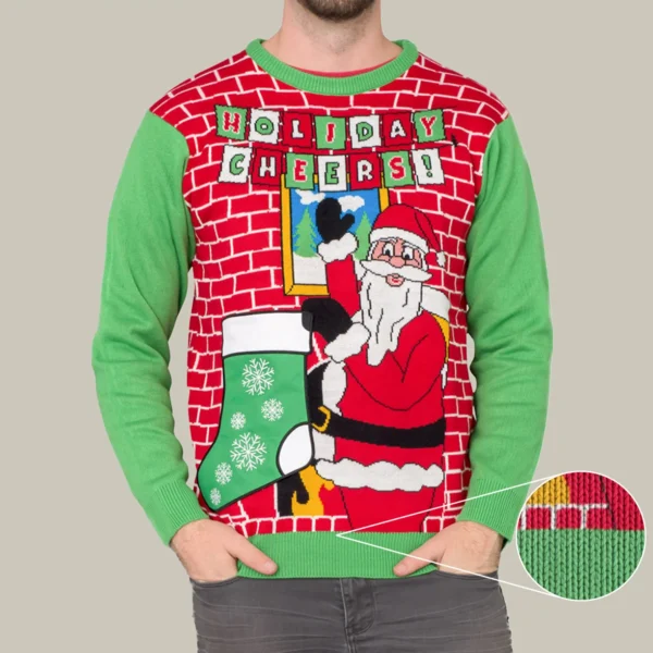 holiday cheers santa ugly christmas sweater funny xmas sweaters best.webp
