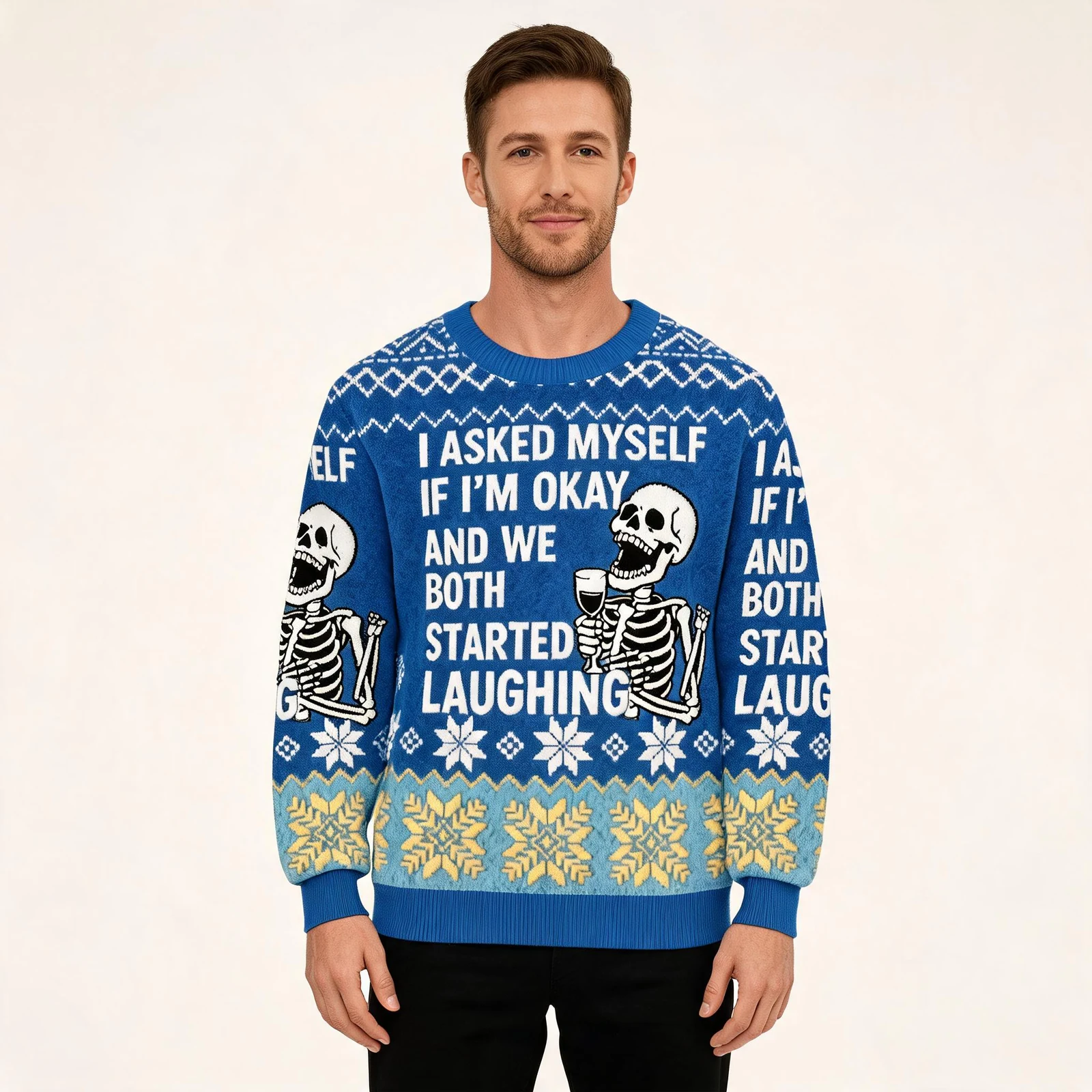 I Asked Myself If I M Okay Skeleton Christmas I Asked Myself If I M Okay Skeleton Christmas