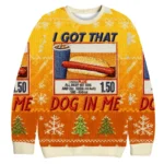 I Got That Dog In Me Christmas Ugly Sweater Christmas Day Outfit Xmas
