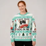 I Got That Dog In Me Christmas Ugly Sweater Winter Clothing Dog Lover