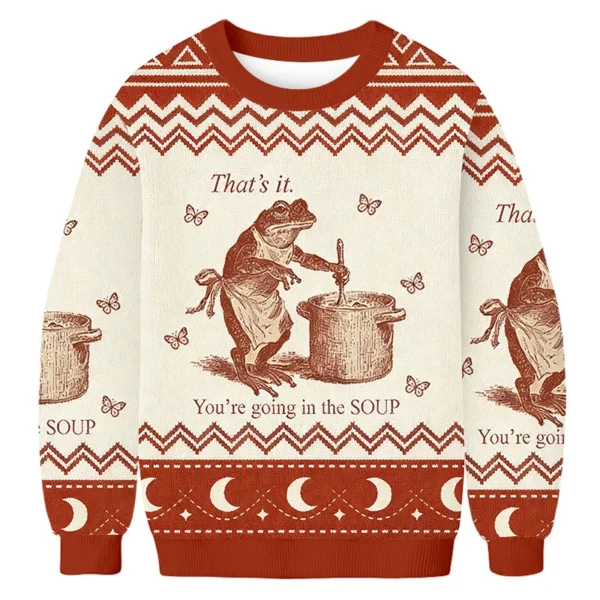i have rabies bat pattern ugly christmas sweater funny sweater cool.webp