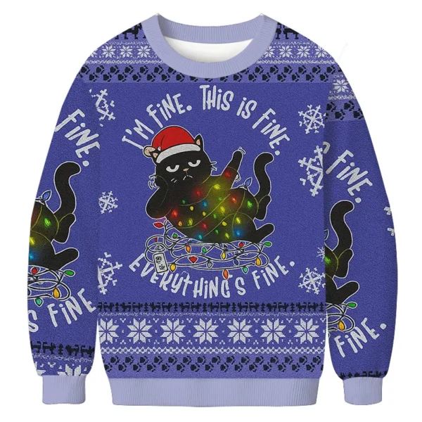 i m an indoor cat christmas ugly sweater holiday clothing xmas gift.webp