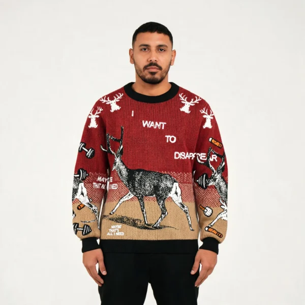 I Want To Transform Into A Deer Christmas Ugly