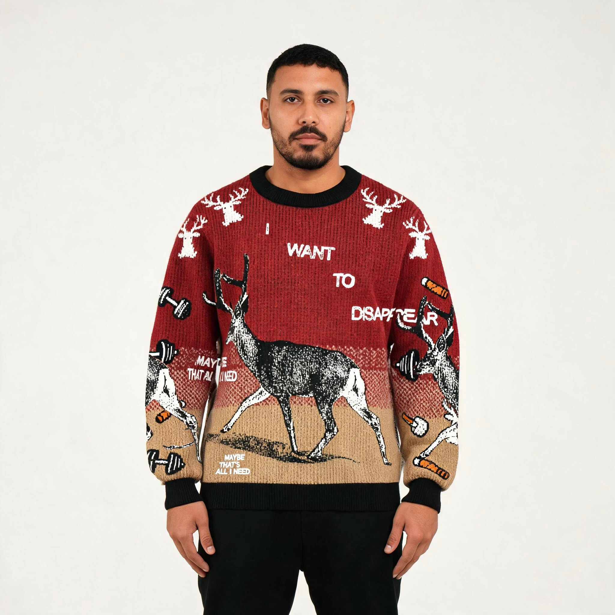I Want To Transform Into A Deer Christmas Ugly I Want To Transform Into A Deer Christmas Ugly