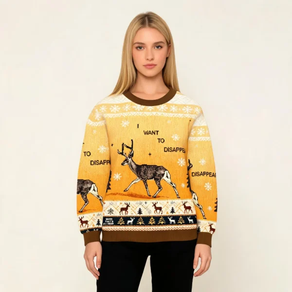 I Want To Transform Into A Deer Christmas Ugly