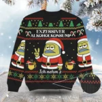 Ich Nehm 2 Christmas Ugly Sweater Merry Xmas A