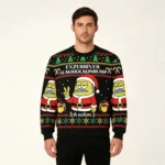Ich Nehm 2 Christmas Ugly Sweater Merry Xmas A