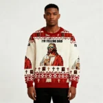 I’m Telling Dad Ugly Sweater Christian Themed